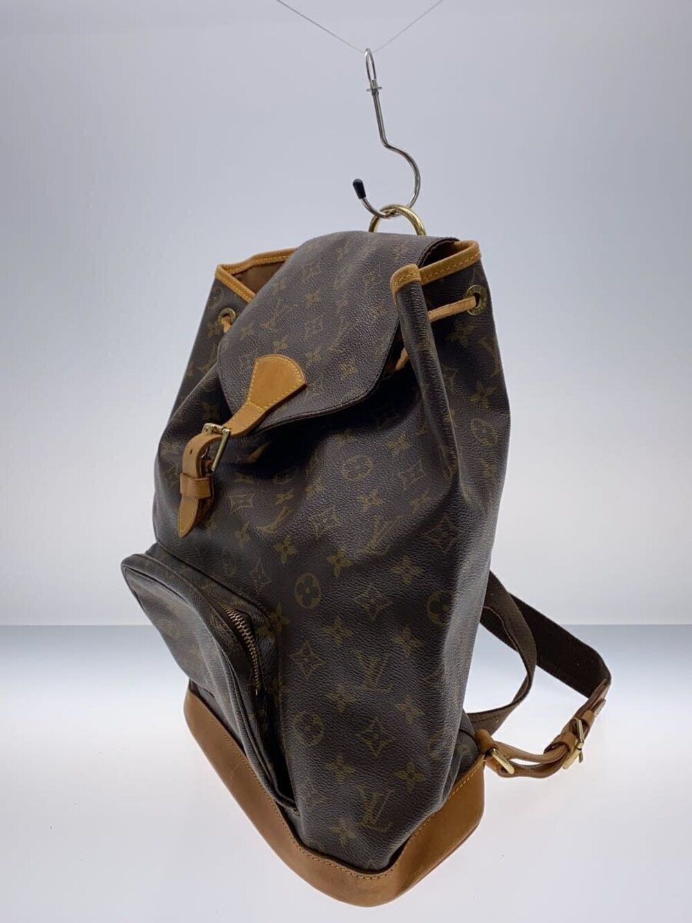Louis Vuitton Monogram Montsouris Brown Canvas Backpack Brown